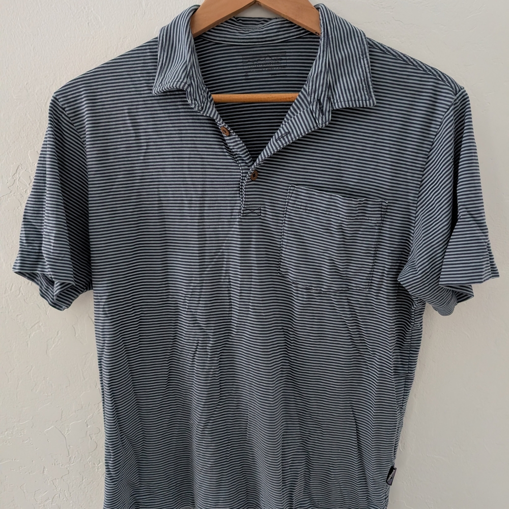 Men's Striped Polo Shirt x2
